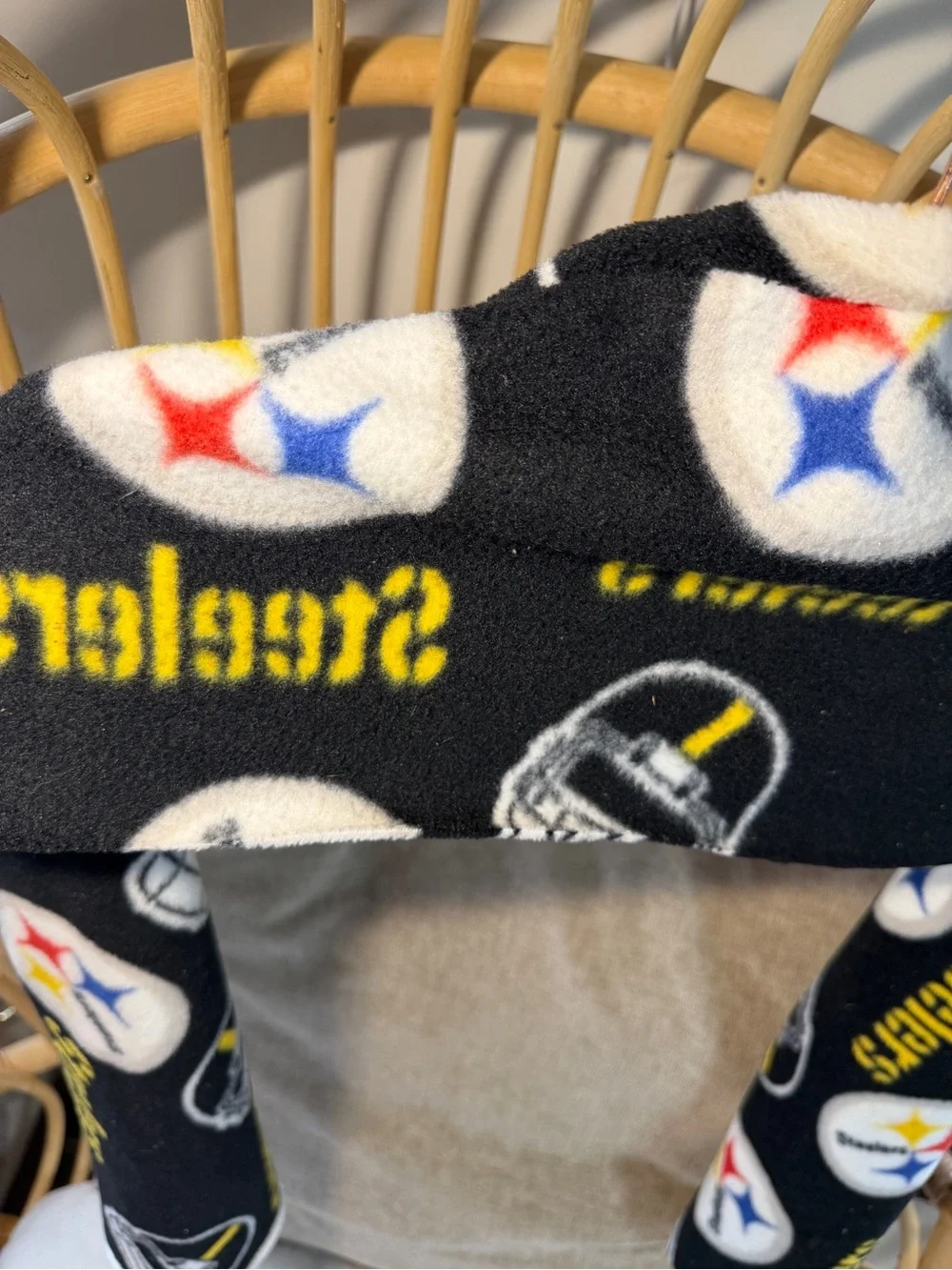 Pittsburgh Steelers Black Fleece Scarf